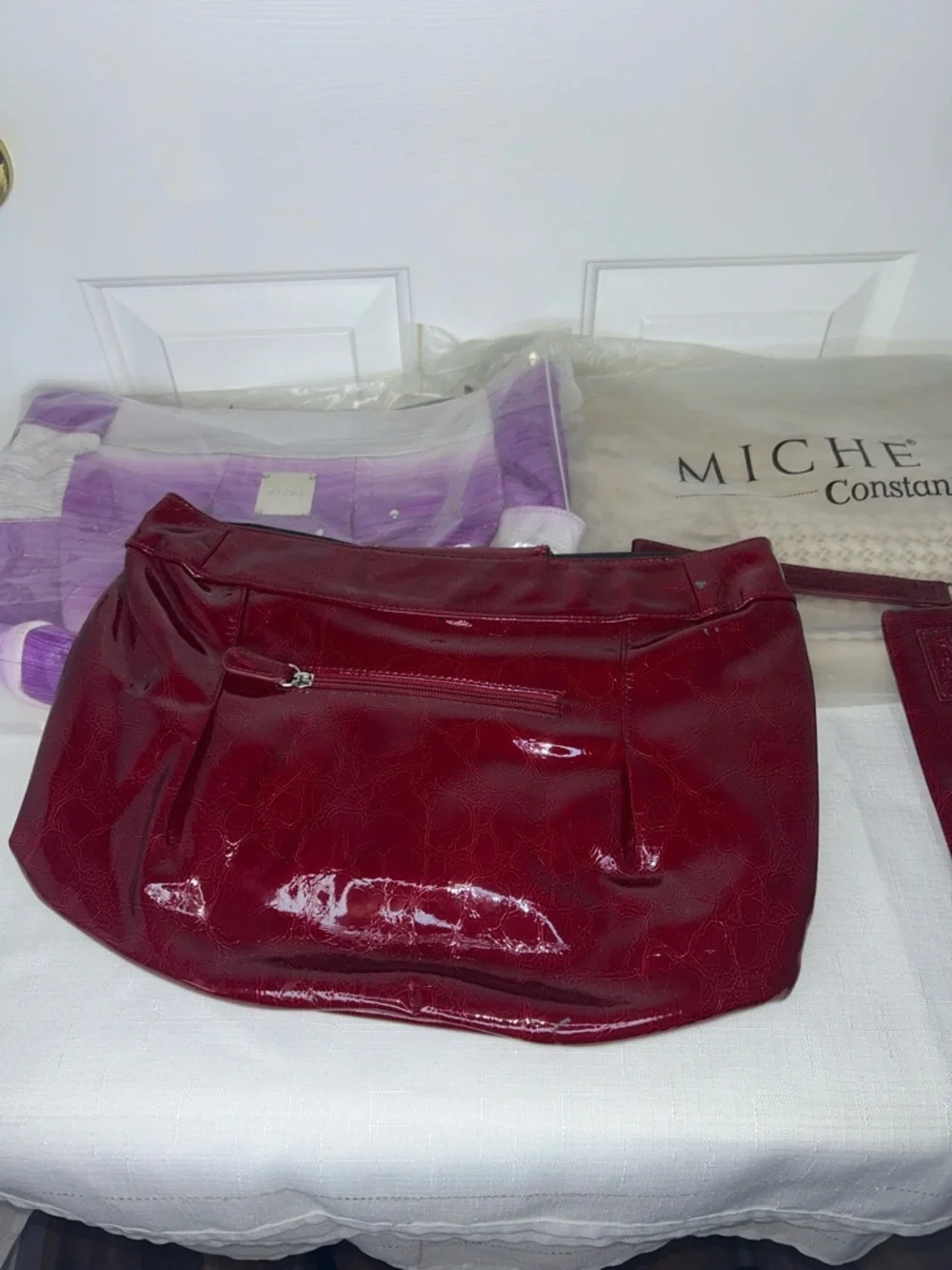 Miche Interchangeable bag Covers with Matching Wristlet Set of 4 - Picture 6 of 13
